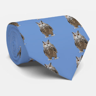 Turkestan eagle owl tie