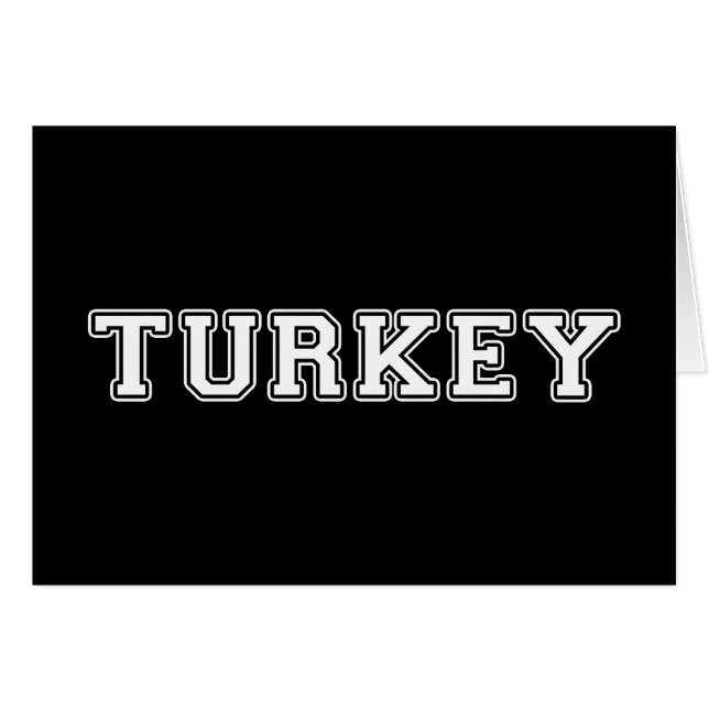 Turkey (Front Horizontal)