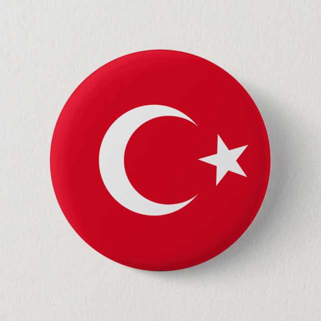 Turkey 2 Inch Round Button (Front)