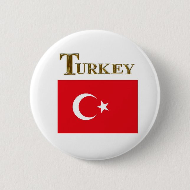 TURKEY 2 INCH ROUND BUTTON (Front)