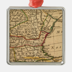 Turkey 2 metal ornament