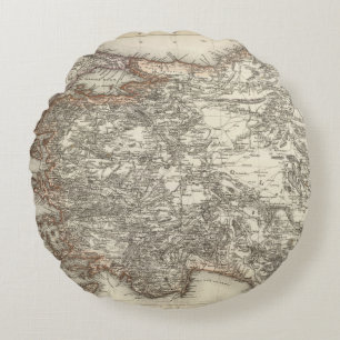 Turkey 2 round pillow