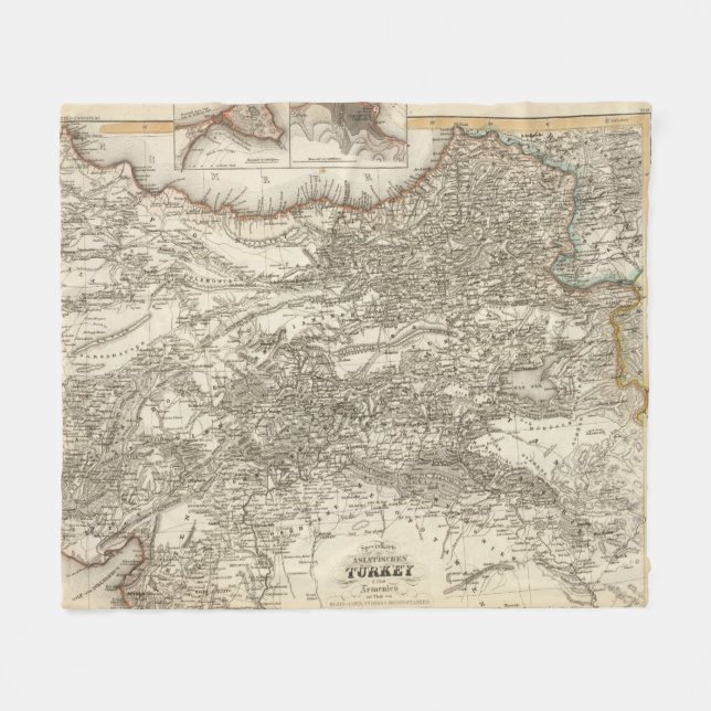 Turkey 5 fleece blanket (Front (Horizontal))