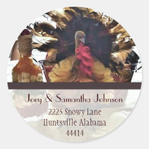 Turkey Address Stickers