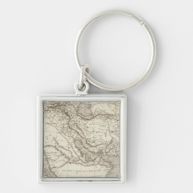 Turkey and Arabia Keychain (Front)