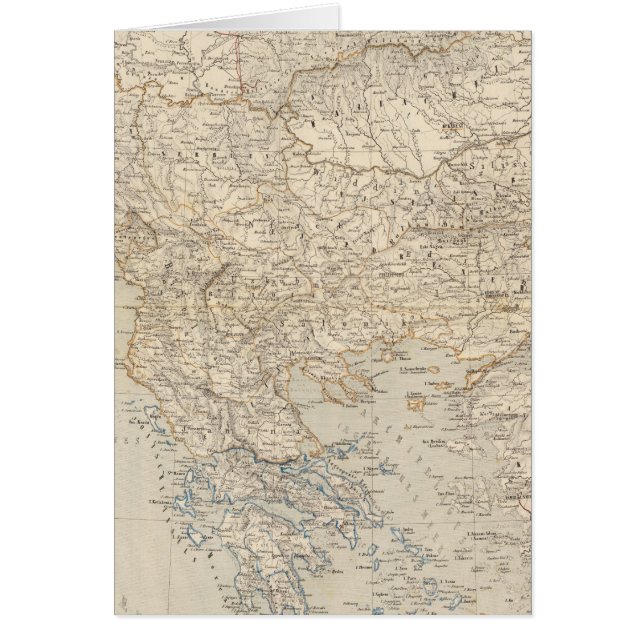 Turkey and Greece Atlas Map (Front)