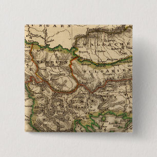 Turkey and Greece Map 2 Inch Square Button