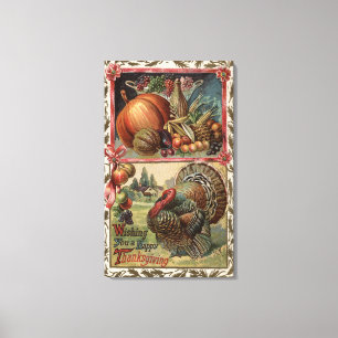 Turkey and Produce # 2 Canvas Print