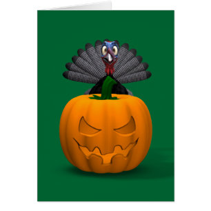 Turkey And Pumpkin