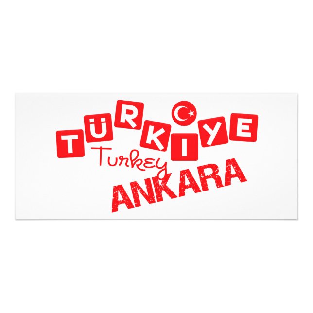 TURKEY ANKARA rack card - customize (Front)