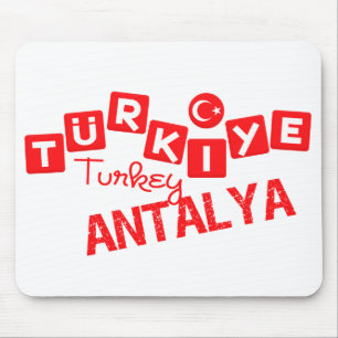 TURKEY ANTALYA mousepad - customize