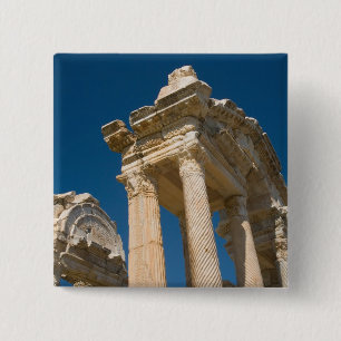 Turkey Aphrodisias a Roman Archaelogical Site 2 Inch Square Button