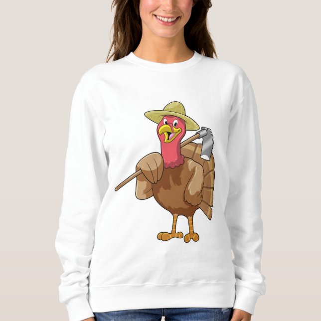 Turkey as Farmer Sweatshirt (Front)