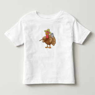 Turkey as Farmer Toddler T-shirt