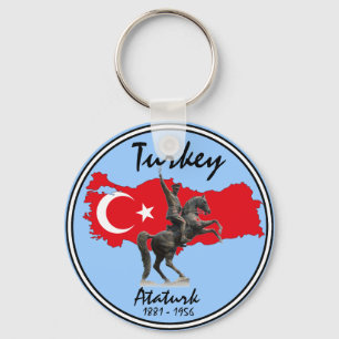 Turkey-Ataturk Keychain