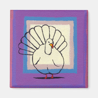 Turkey big tom bird unique modern art painting magnet