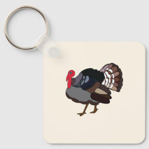 Turkey Bird Turkey Keychain