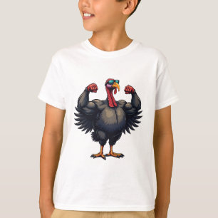 Turkey Bodybuilding Thanksgiving Day Gym Workout   T-Shirt