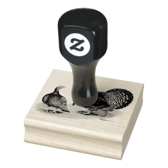 Turkey Broad Breasted Bronze Rubber Stamp (Stamp)
