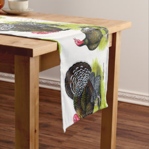 Turkey Broad Breasted Bronze Short Table Runner