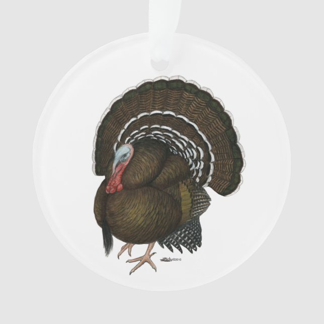 Turkey Bronze Tom Ornament (Front)