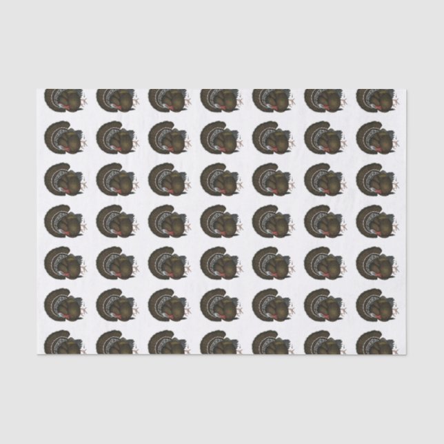 Turkey Bronze Tom Tissue Paper (Front)