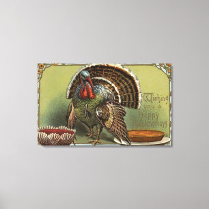 Turkey by Punch and Pie Canvas Print