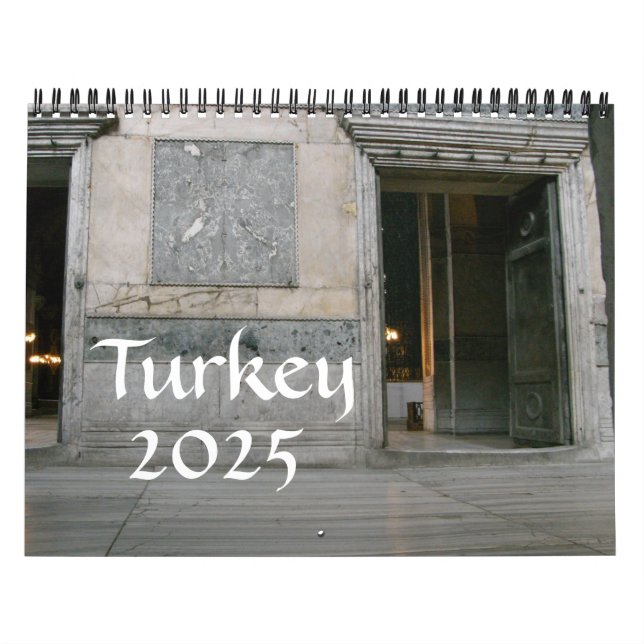 Turkey Calendar 2025 [size medium] (Cover)