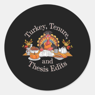 Turkey classic round sticker