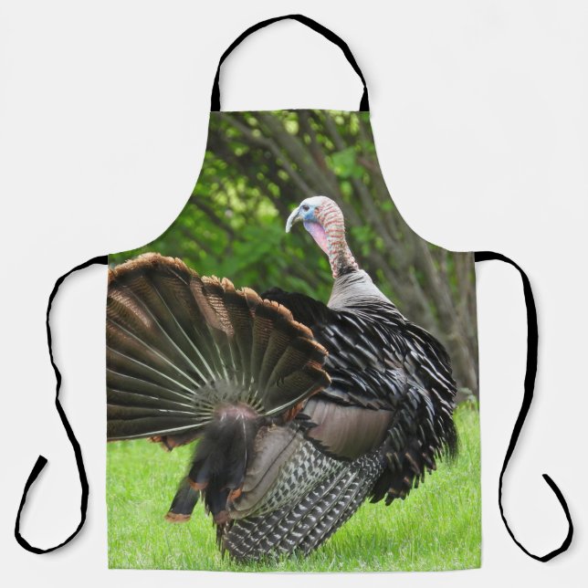 Turkey Close Up Apron (Front)