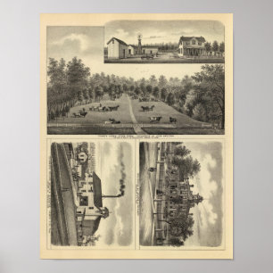Turkey Creek Farm, Nebraska Poster