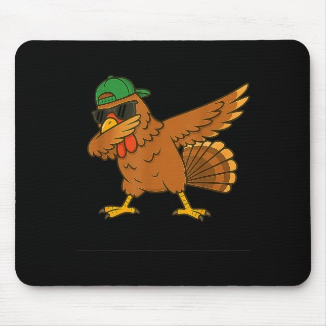 Turkey Dab Meme Animal Dance Funny For Men Women K Mouse Pad