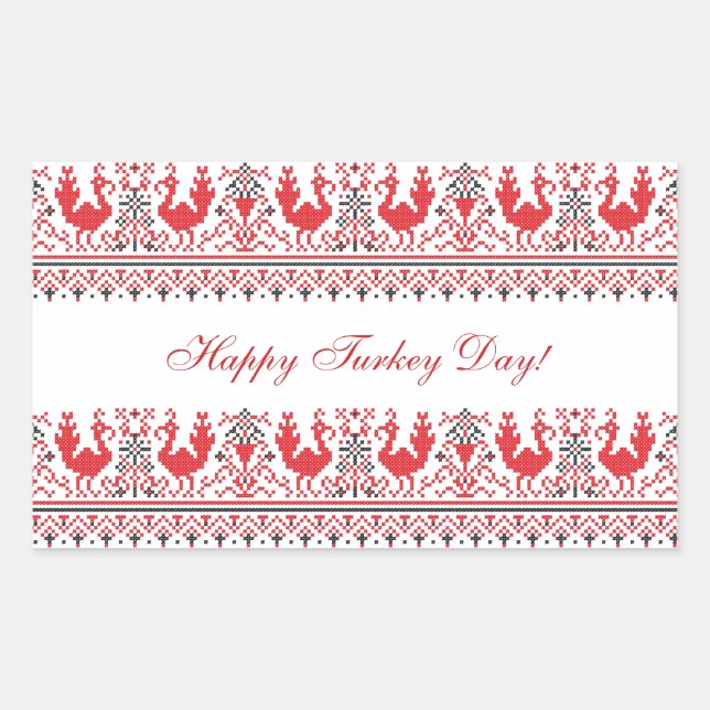 TURKEY DAY STICKER (Front)