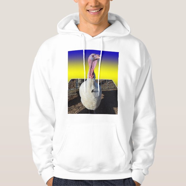 Turkey Dimensional Popout Art, Hoodie (Front)