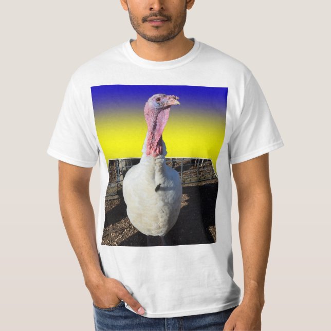 Turkey Dimensional Popout Art, T-Shirt (Front)