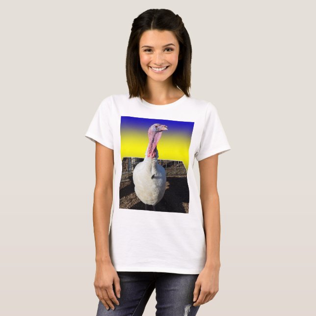 Turkey Dimensional Popout Art, T-Shirt (Front Full)