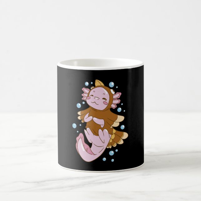 Turkey Disguise Axolotl Fun Coffee Mug (Center)