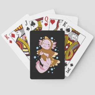 Turkey Disguise Axolotl Fun Playing Cards