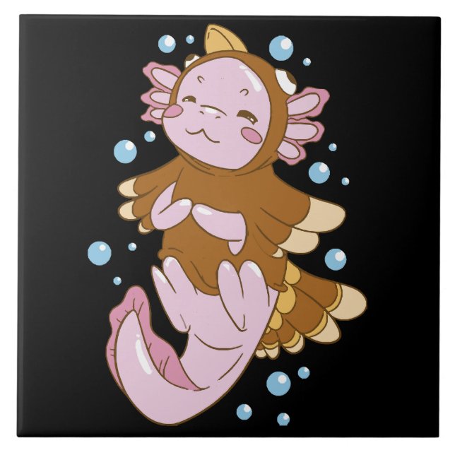 Turkey Disguise Axolotl Fun Tile (Front)