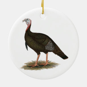 Turkey: Eastern Wild Tom Ceramic Ornament