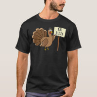 Turkey Eat Pizza Adult Vegan Kids Funny Thanksgivi