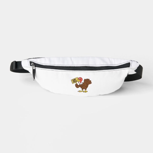 Turkey Eat Pizza Funny Thanksgiving  Fanny Pack (Front)