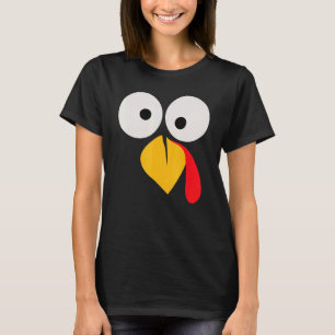 Turkey Face Pilgrim  Thanksgiving Costume  2 T-Shirt