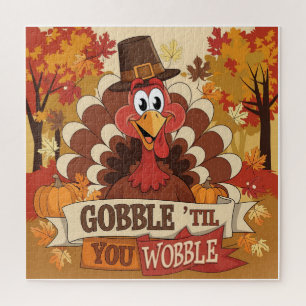 Turkey feast thanksgiving jigsaw puzzle