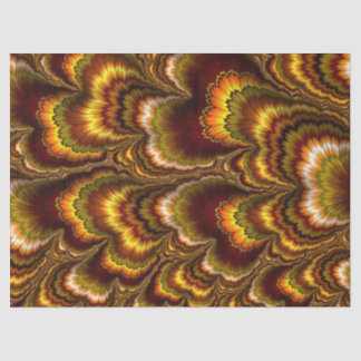 Turkey Feather Fractal Tissue Paper