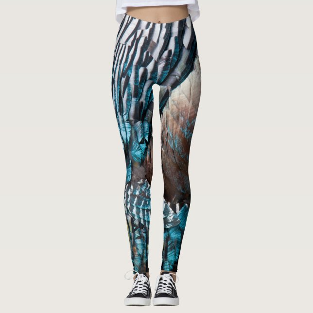 Turkey feathers leggings (Front)