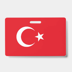 Turkey Flag Badge