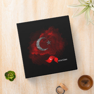 Turkey flag binder