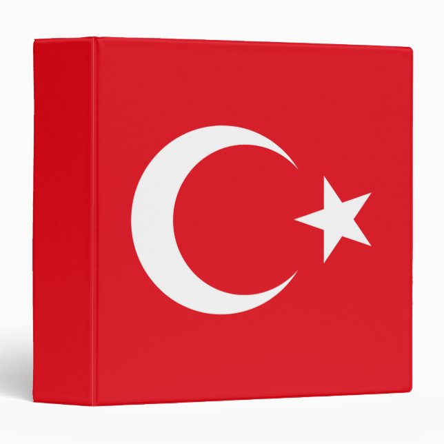 Turkey Flag Binder (Front/Spine)