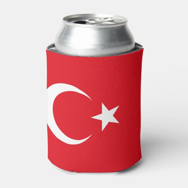 Turkey Flag Can Cooler (Can Front)